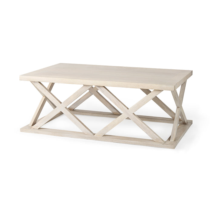 Holly Blonde Wood Coffee Table