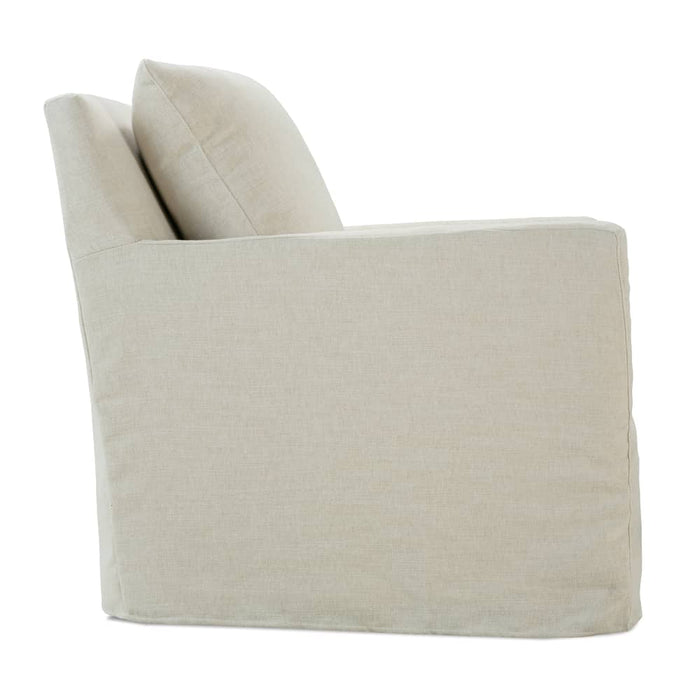 Leslie Slipcover Swivel Glider
