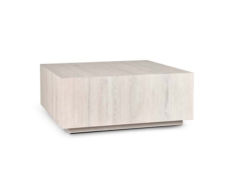 Reece White Wash 42" Square Coffee Table