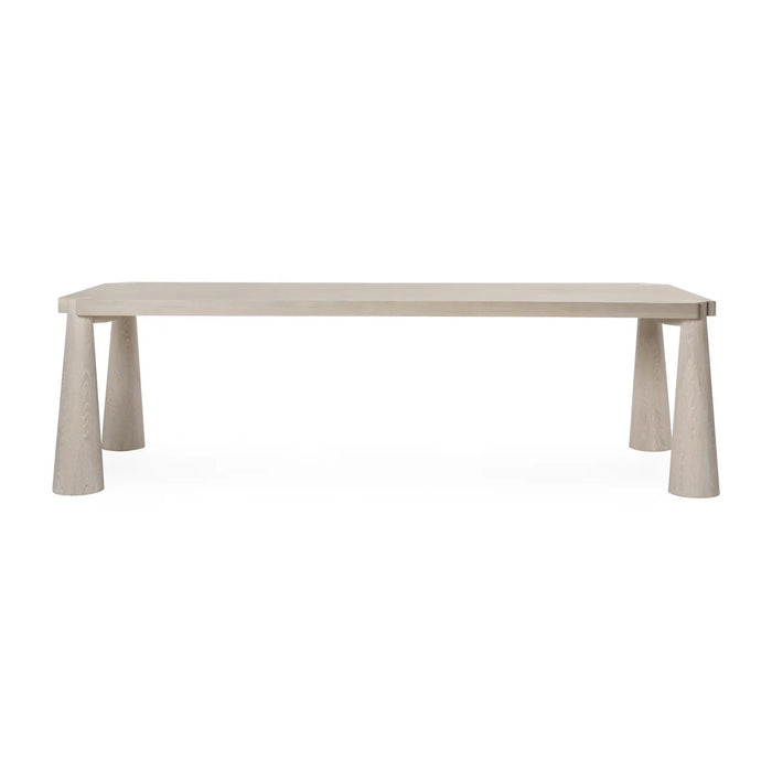 Santa Monica 102" Dining Table – Milk White