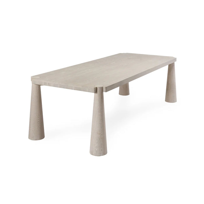 Santa Monica 102" Dining Table – Milk White