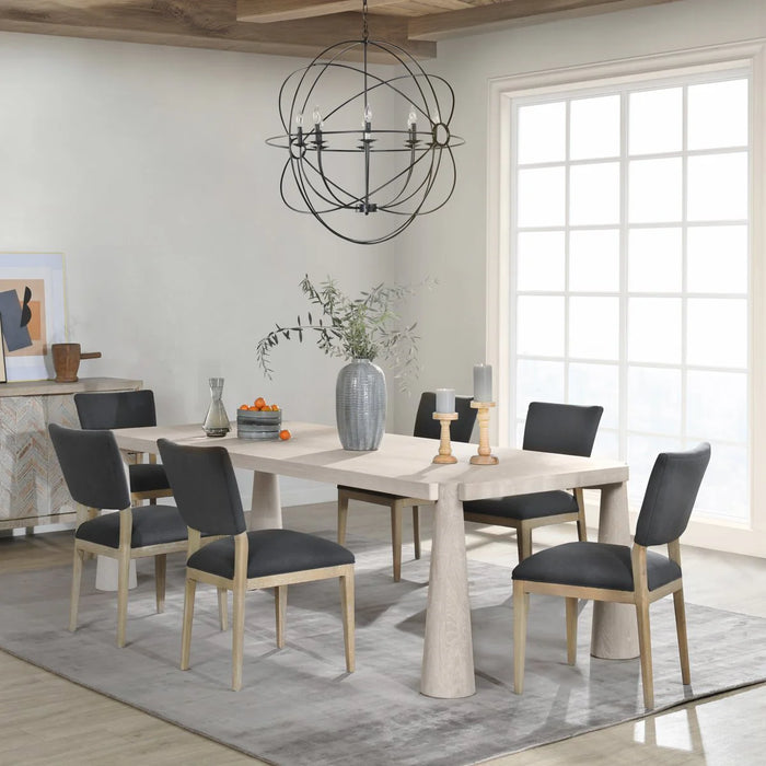 Santa Monica 102" Dining Table – Milk White