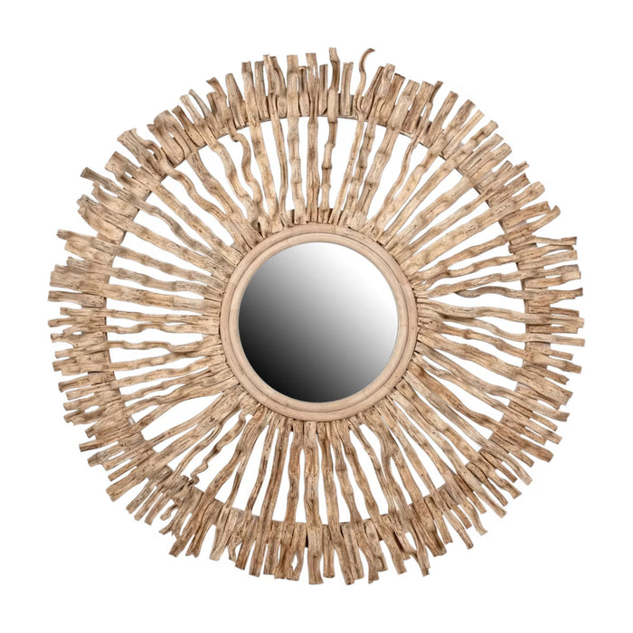 Palma Natural Fiber Mirror
