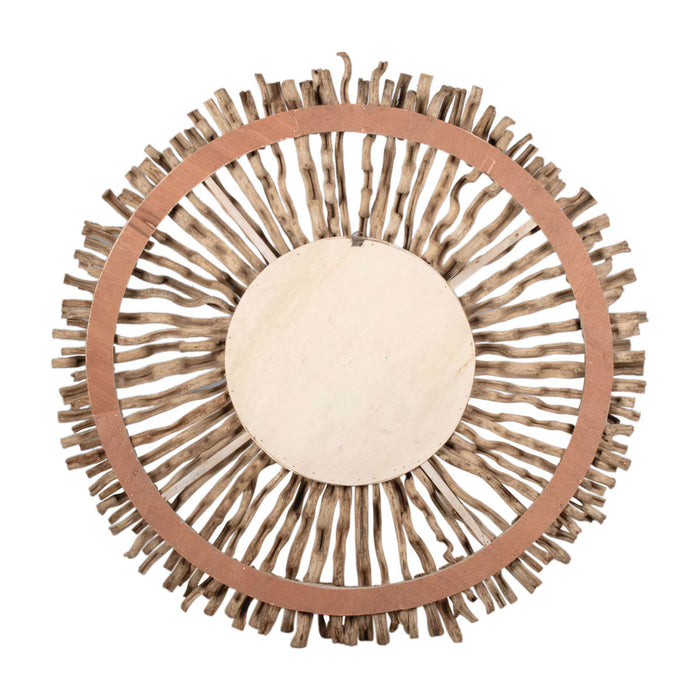 Palma Natural Fiber Mirror