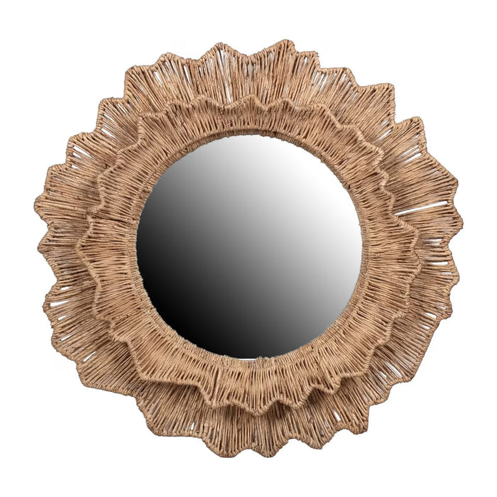 Seabright Wave Natural Frame Mirror