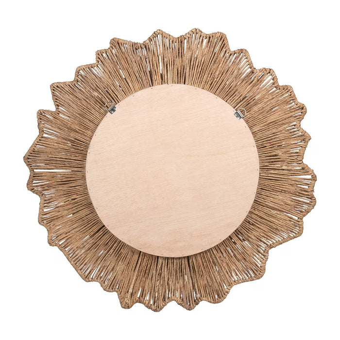 Seabright Wave Natural Frame Mirror