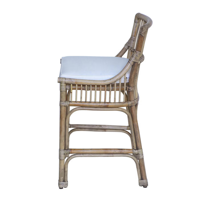 Wylie Antique Natural Stool