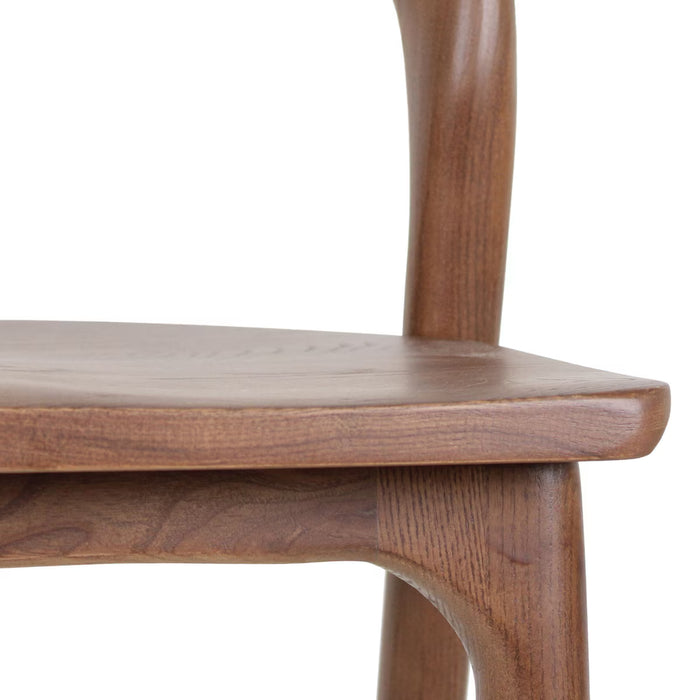 Marlow Ash Walnut Brown Counter Stool