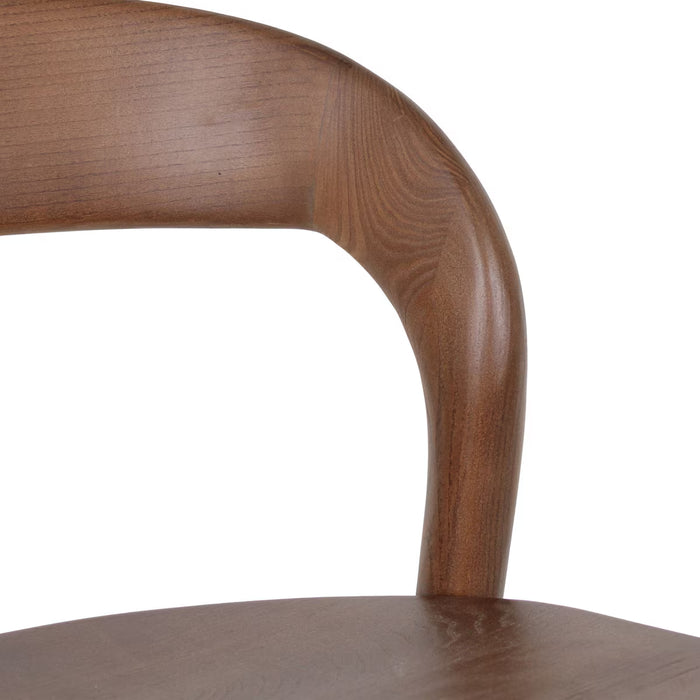 Marlow Ash Walnut Brown Counter Stool