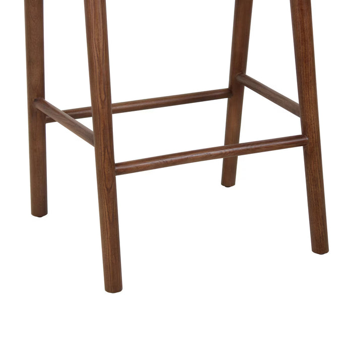 Marlow Ash Walnut Brown Counter Stool