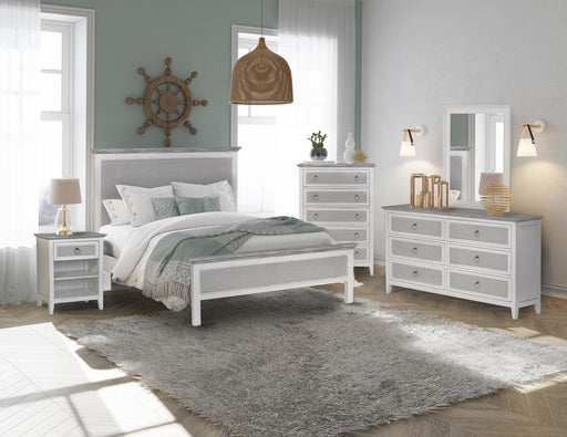 Captiva Island distressed gray bedroom furniture sets from Haven's Furniture.