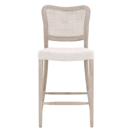 Natural gray bisque Cela counter stool.