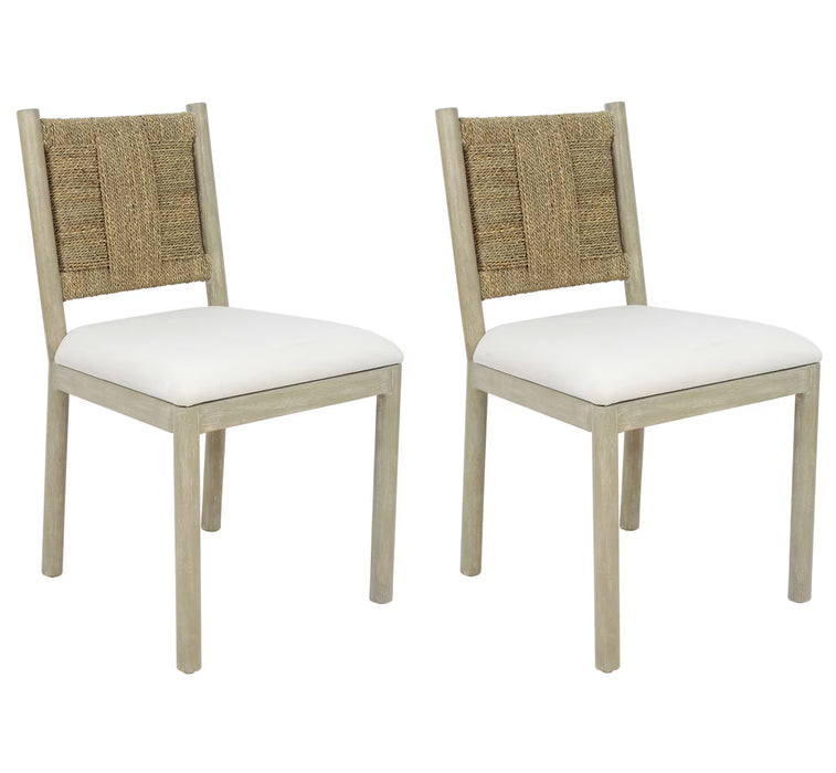 Bayview Woven Seagrass Dining Chair- Beige