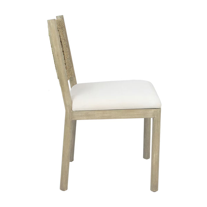 Bayview Woven Seagrass Dining Chair- Beige
