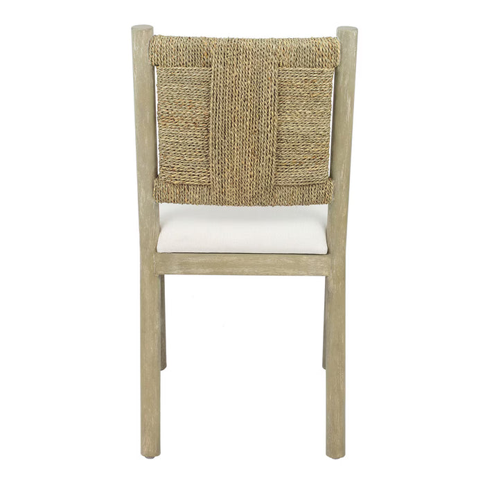 Bayview Woven Seagrass Dining Chair- Beige