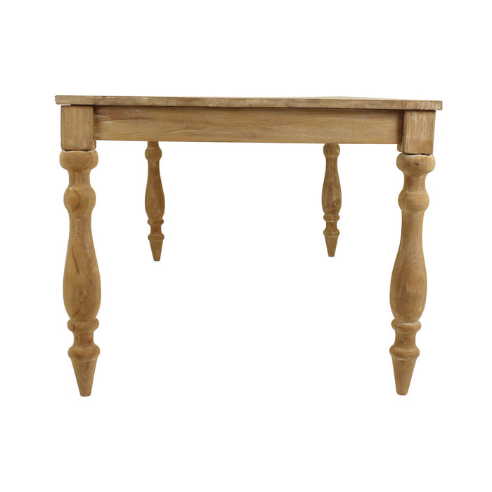 Laguna Beach Natural 77" Dining Table