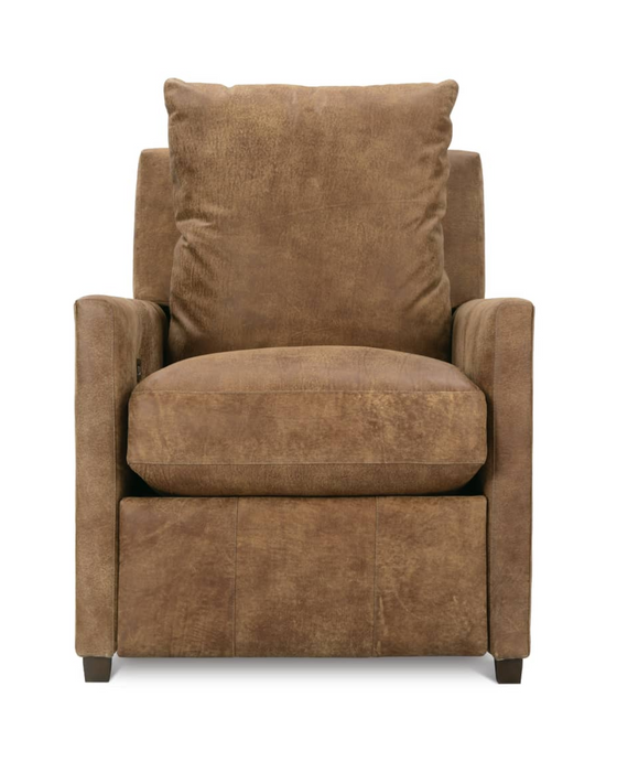 Leslie Leather Swivel Recliner