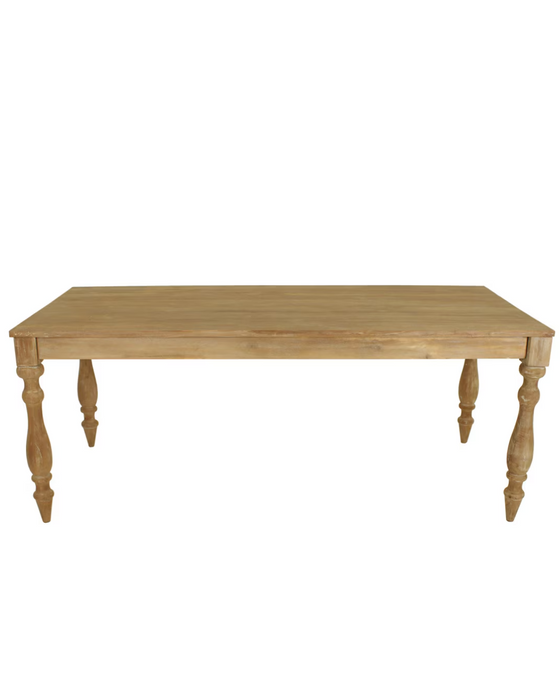 Laguna Beach Natural 77" Dining Table