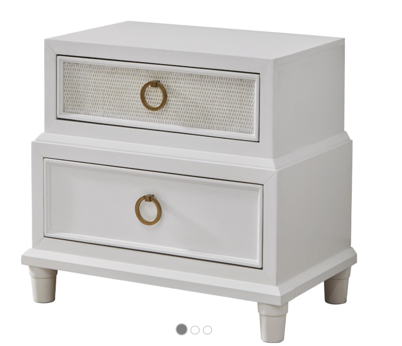 Callie Two-Drawer Nightstand