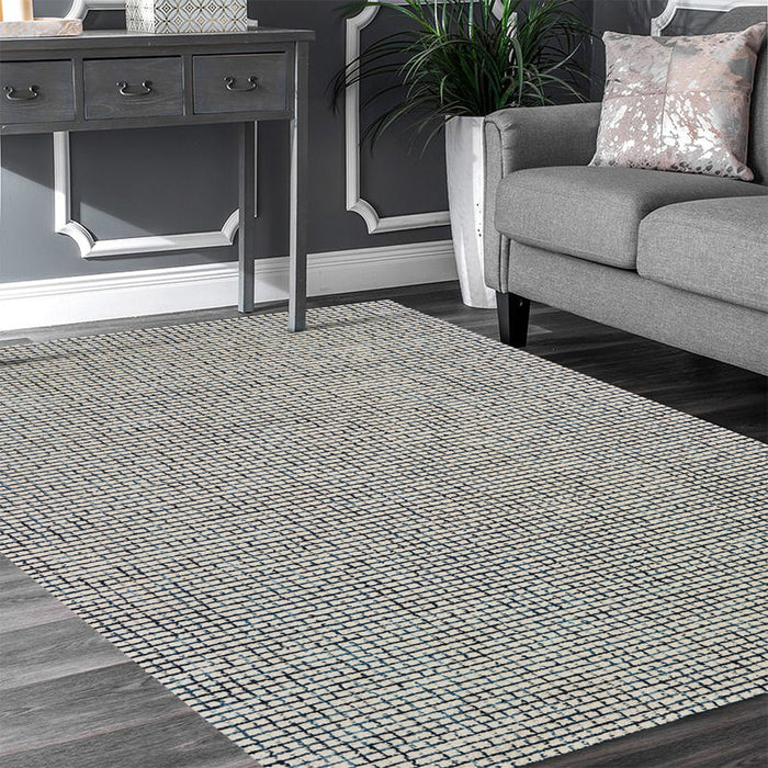 Cameron Wool Rug- Navy