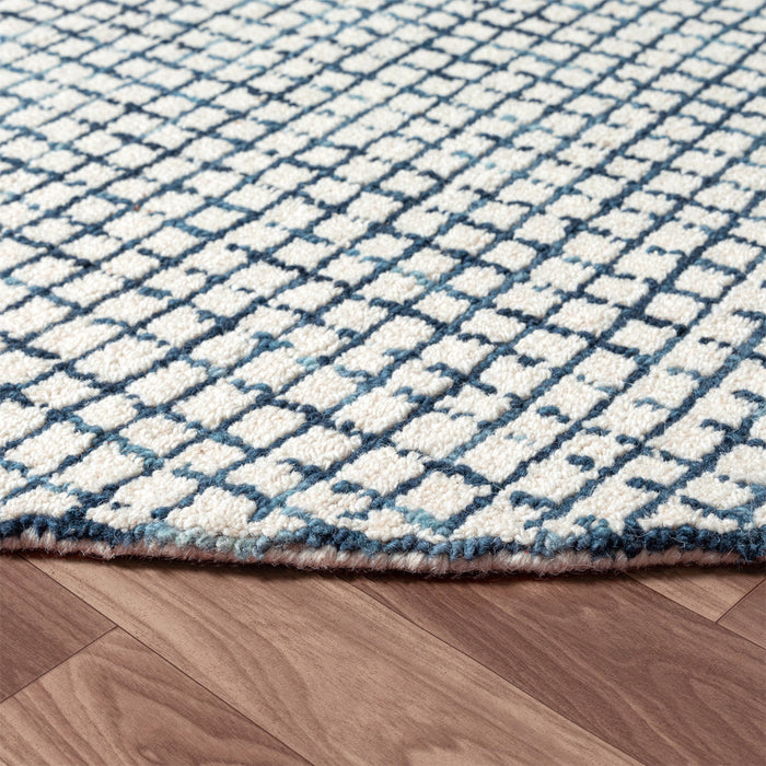 Cameron Wool Rug- Navy