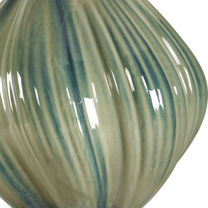 Serene Swirl Ceramic Table Lamp