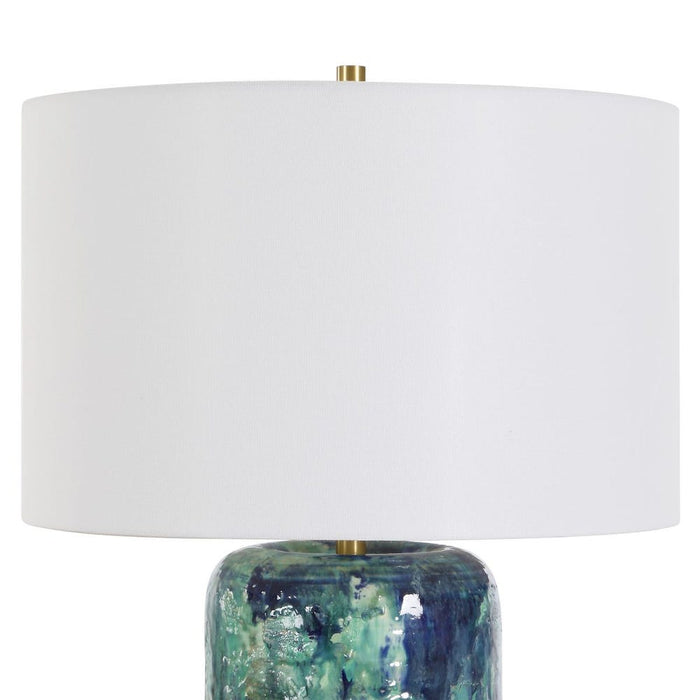 Coastal Current Ceramic Table Lamp