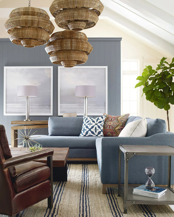 Antibes Medium Natural Chandelier