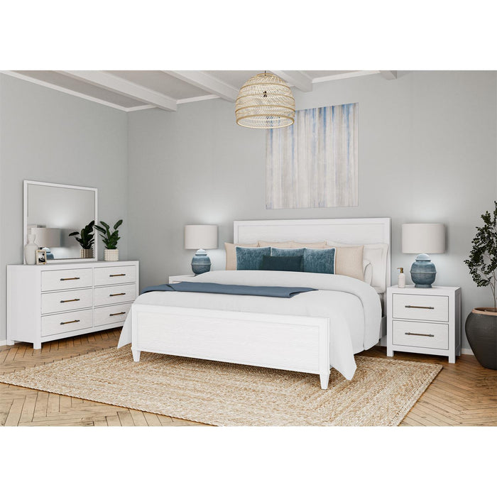 Rosie 6-Drawer White Dresser