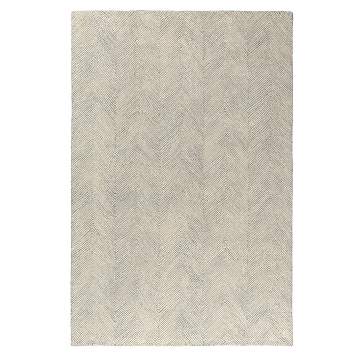 Sutton Blue Chevron Rug