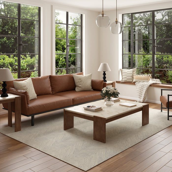 Sutton Blue Chevron Rug