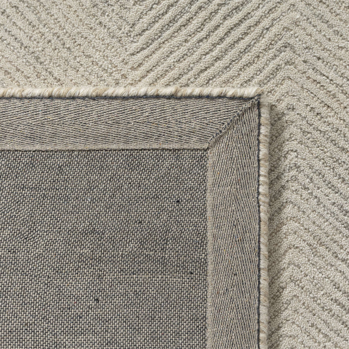Sutton Silver Chevron Rug