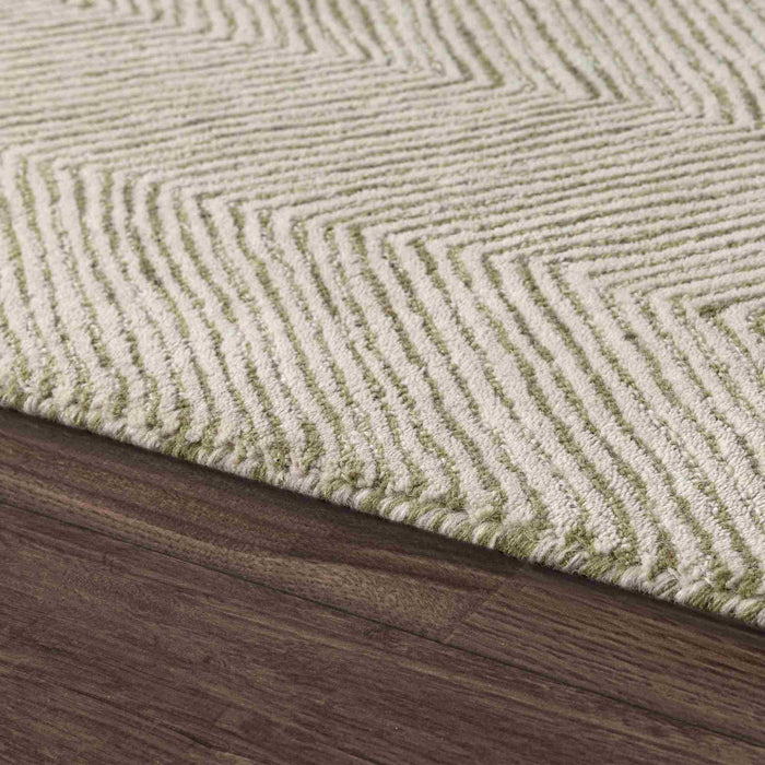 Sutton Green Chevron Rug