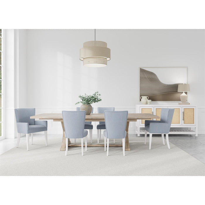 Rosie Trestle 86" Extension Dining Table