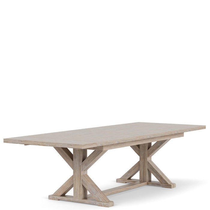 Rosie Trestle 86" Extension Dining Table