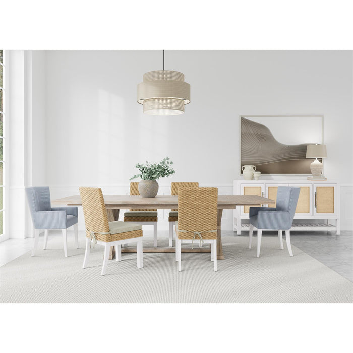 Rosie Trestle 86" Extension Dining Table