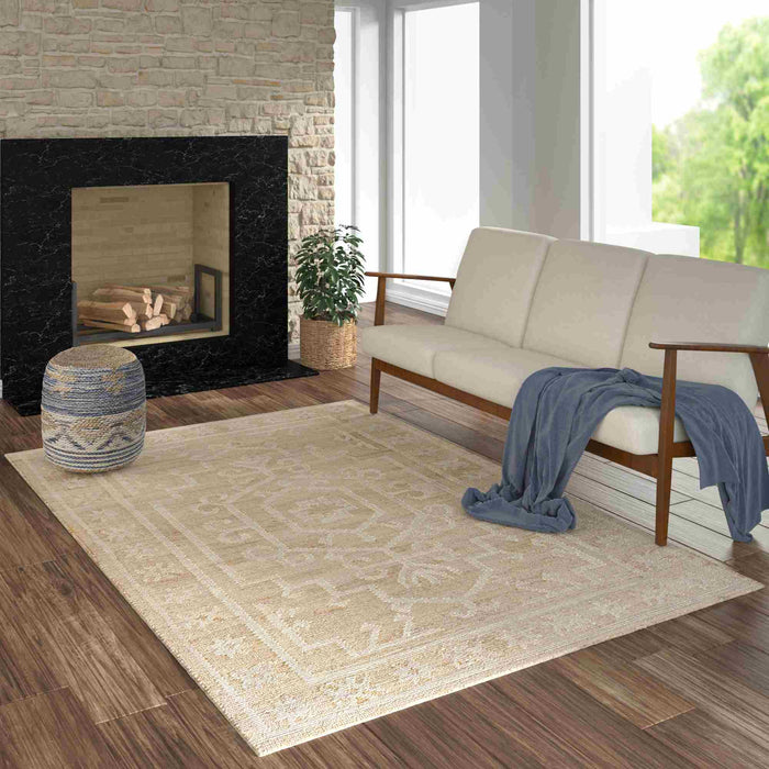 The Marlowe Beige Jute Rug