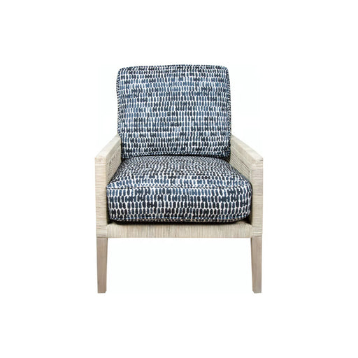 Blue tile Jeckyll accent chair.