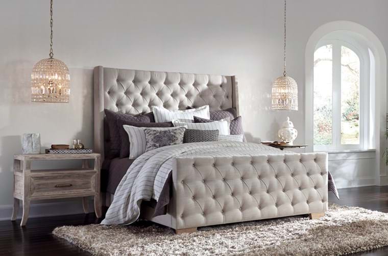 Mount Airy Tufted Bed