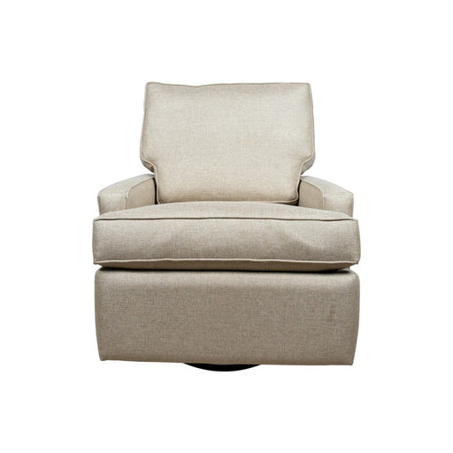 Front view of tan Madison glider.